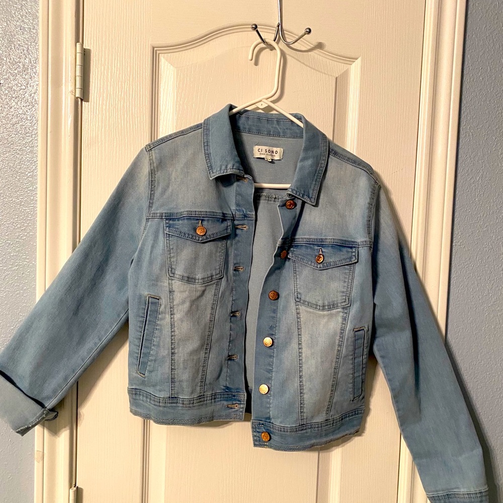 Ci Sono Denim Collection Jacket Sz L